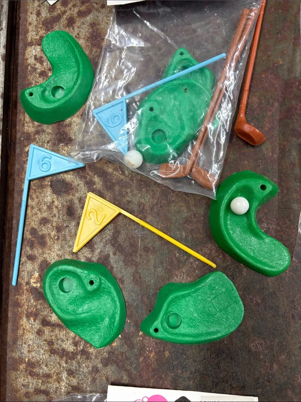 Vintage Golf Cake Topper Cake Decorating Bundle.Various Conditions-Sealed & Open